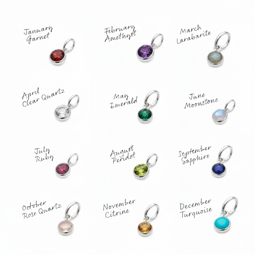 Initial & August Birthstone Bracelet | Personalised Stretch Bead Bracelet