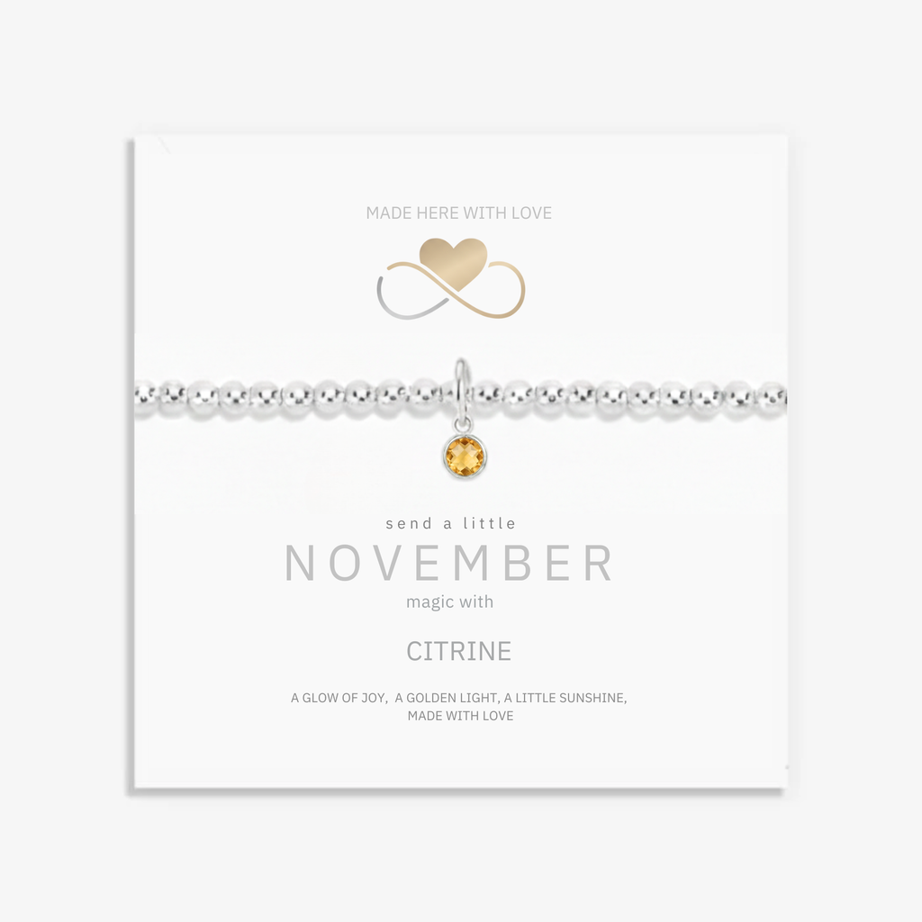 Citrine Birthstone Bracelet