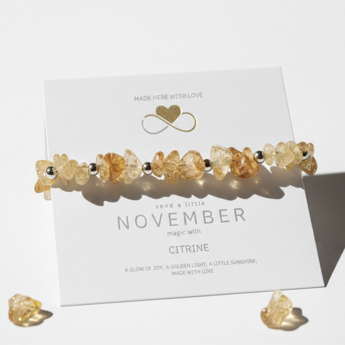 Citrine Crystal Bracelet